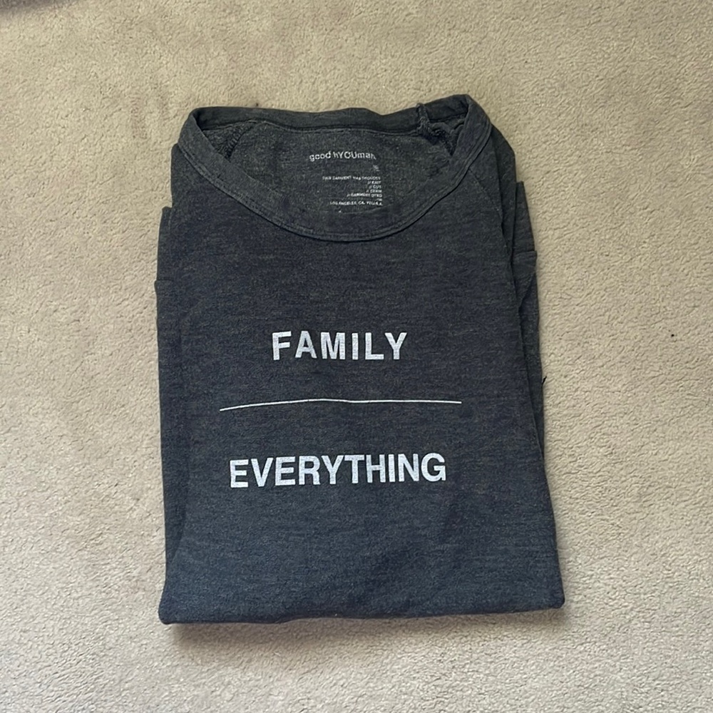 good hYOUman Family over Everything sweatshirt